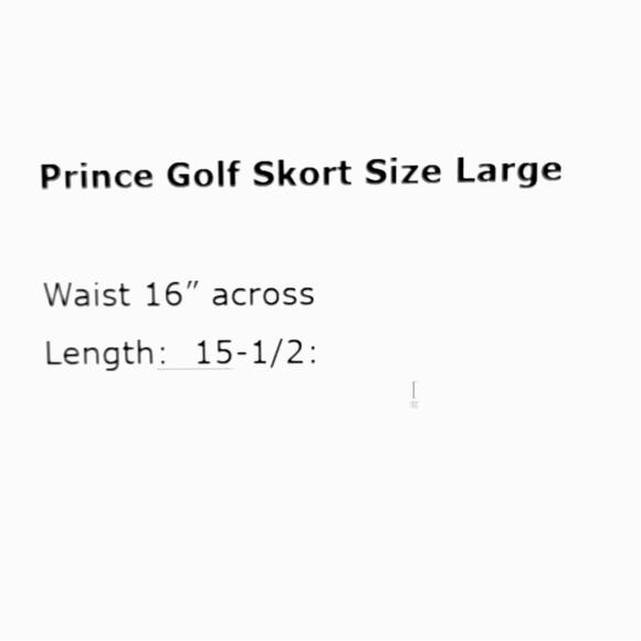 Prince Golf Pickleball Skort Orange with Pink and Green Print Size Large - Picture 6 of 6